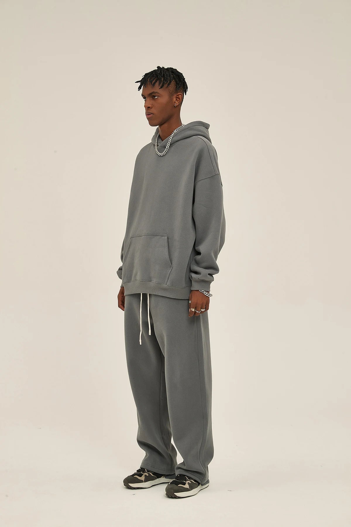 Loose fleece sweater