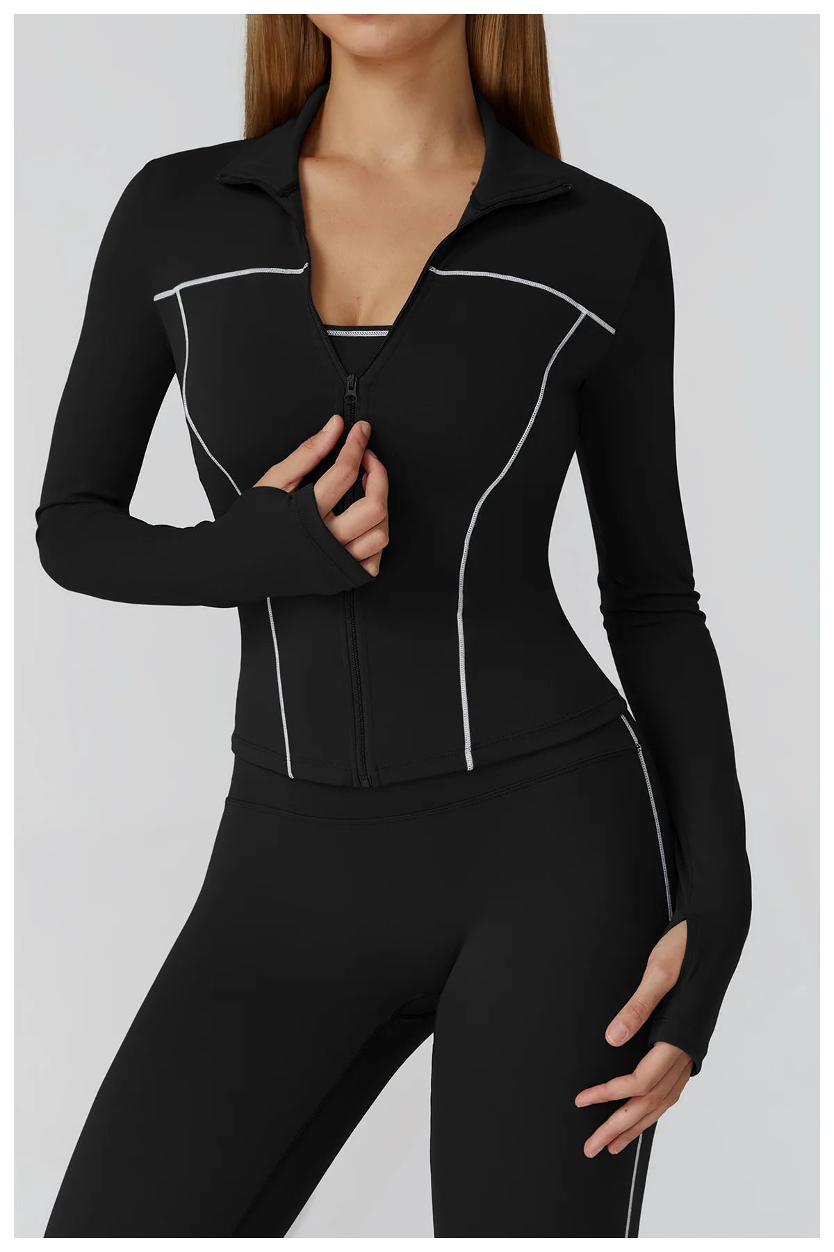 Yoga Kleidung Frauen Sport Jacke Laufen Langarm Shirt Sport Jacken Top Workout Mantel Gym Training Kleidung Workout Yoga Top