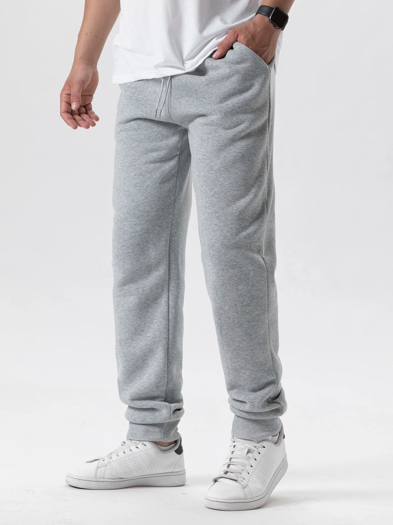 Herren Casual Hosen Herbst Winter Fleece Jogginghose Männer Jogger Elastische Taille Sport Casual Hosen Baggy Fitness Gym Kleidung
