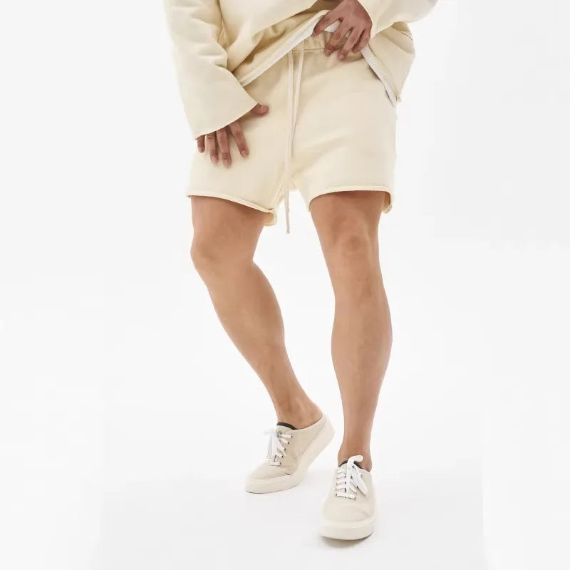 Männer Shorts Casual Kurze Hosen Zerrissene Baumwolle Gym Shorts Männer Jogger Workout