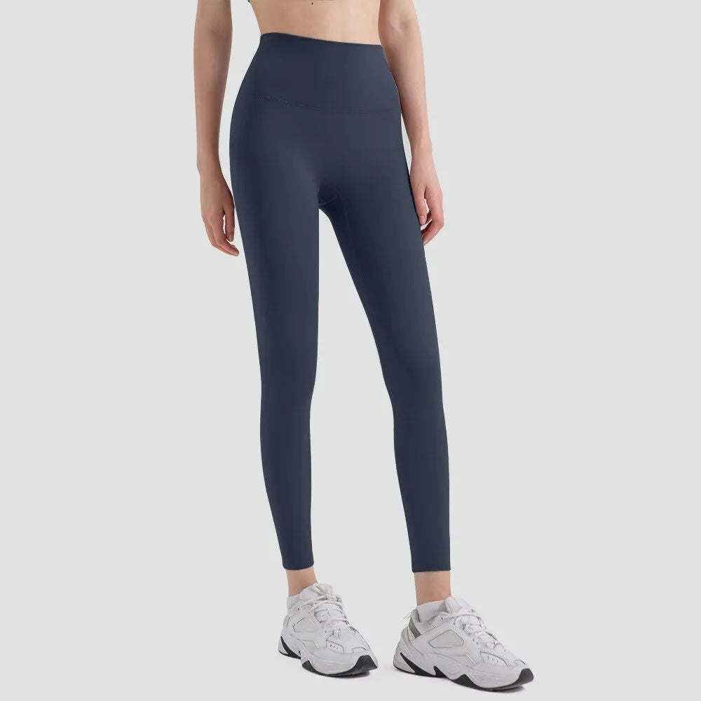 Frauen Sport Leggings Fitness mit hoher Taille nackt Gefühl Push-up-Yoga-Hose Fitness Mädchen Strumpfhosen