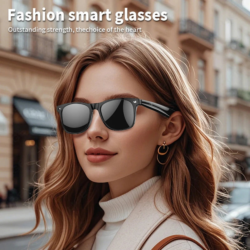 AI Intelligent Translation Glasses 163 Online Language AI Automatic Dialogue Translation Bluetooth Translation Glasses Men Women