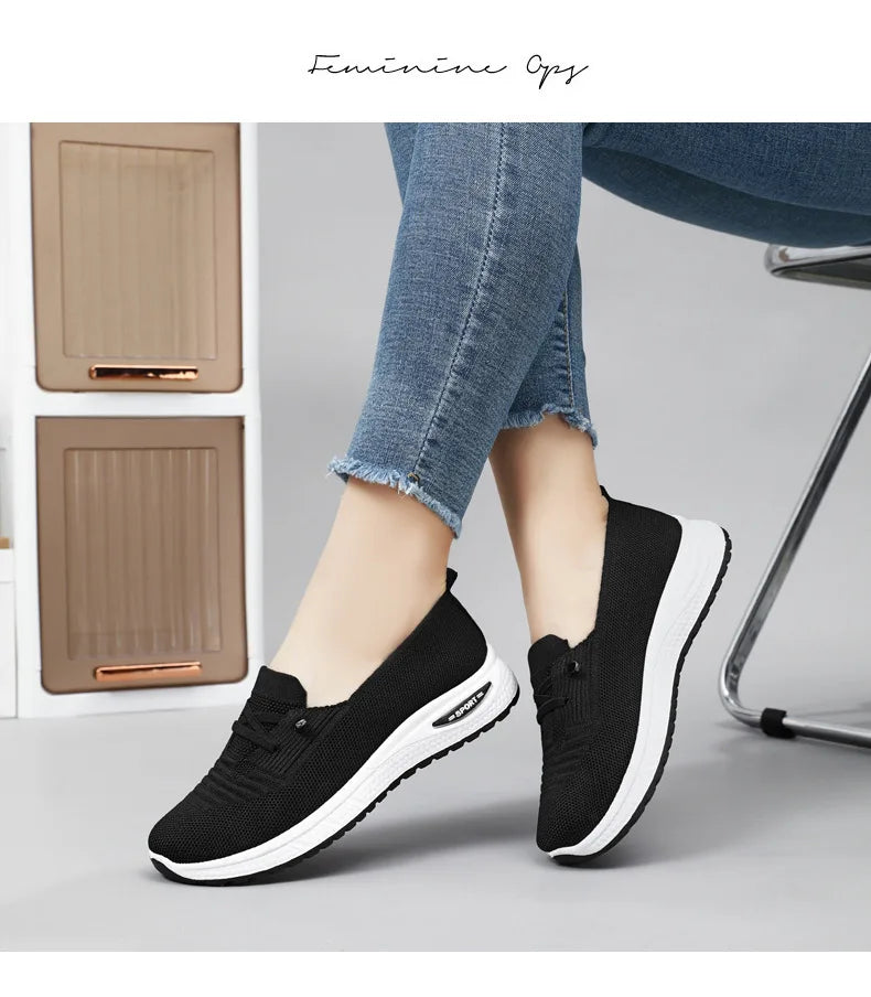 Sommer Damenschuhe Neue Mode Freizeitschuhe Atmungsaktive bequeme Sportschuhe Damenschuhe
