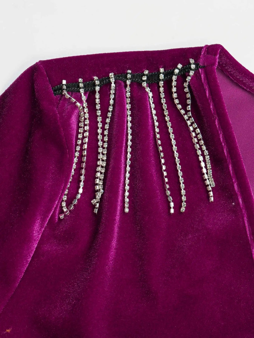 Damen Freizeitkleider Langarm V-Ausschnitt Burgunderroter Samt Bodycon Minikleid Elegantes Frühlings-Sexy-Abend-Cocktailkleid