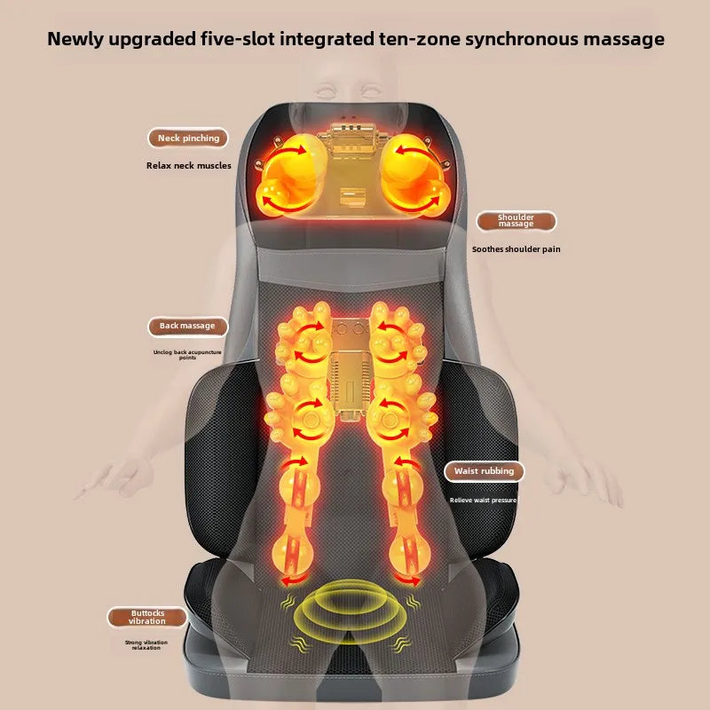 Massager Automatic kneading full body Shoulder Cervical Spine Waist Back Cushion Home Massager