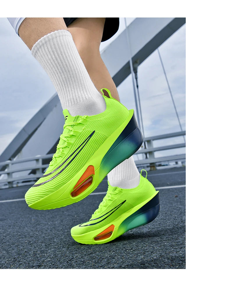 Luftpolster-Laufschuhe, Marathon-Spezialität, Herren, Sport, atmungsaktiv, leicht, Damen, bequem, sportlich, rutschfest