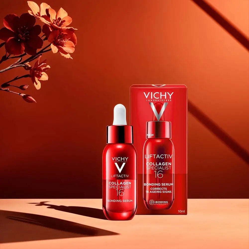 VICHY 10 ml Collagen 16 In 1 Essence Double Barrier Moisturizing Repair Face Essence Antioxidant Deep Nourish Essence Skin Care