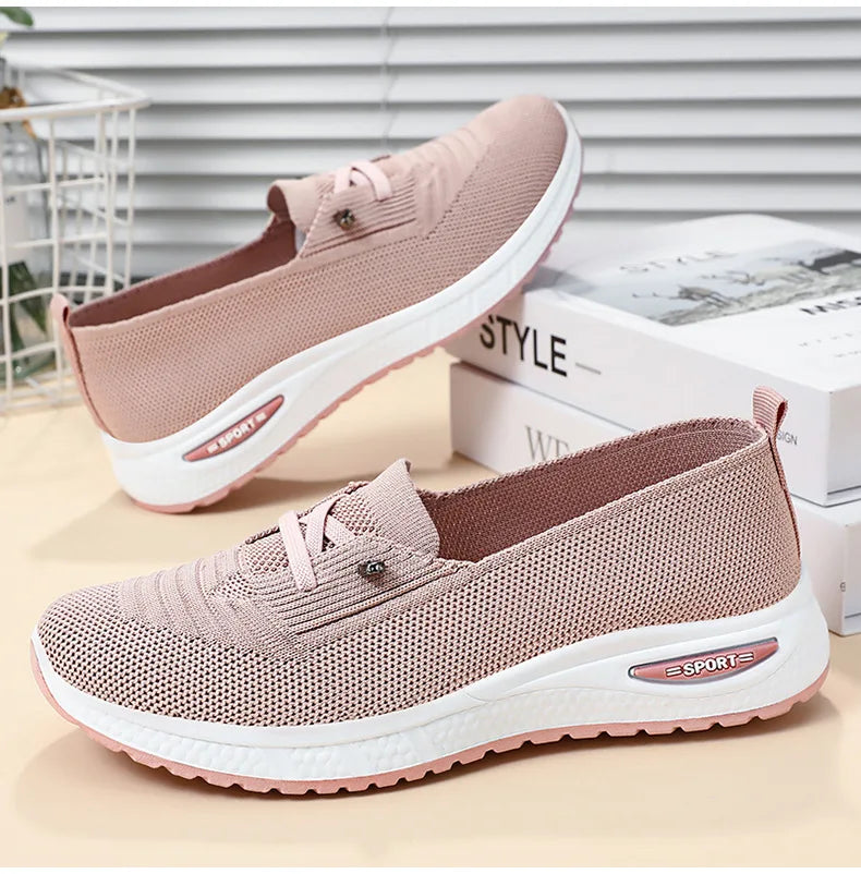 Sommer Damenschuhe Neue Mode Freizeitschuhe Atmungsaktive bequeme Sportschuhe Damenschuhe