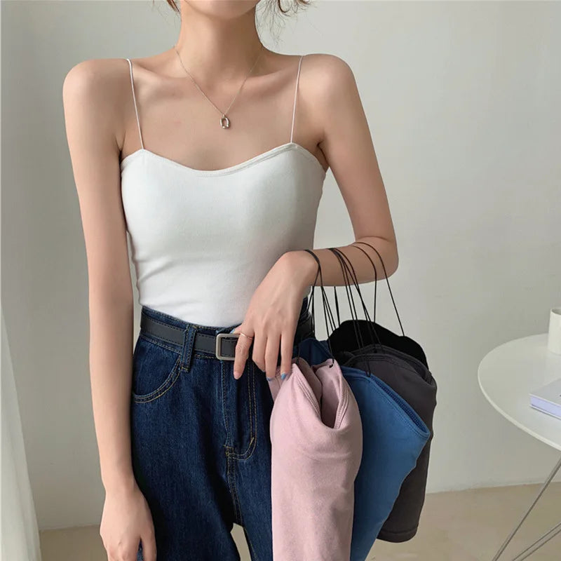 Sommer kurze Neck holder Tank Top Frauen y2k Kleidung schwarz weiß rosa ärmelloses Korsett rücken frei ausgehen Crop Tops Sexys Frauen