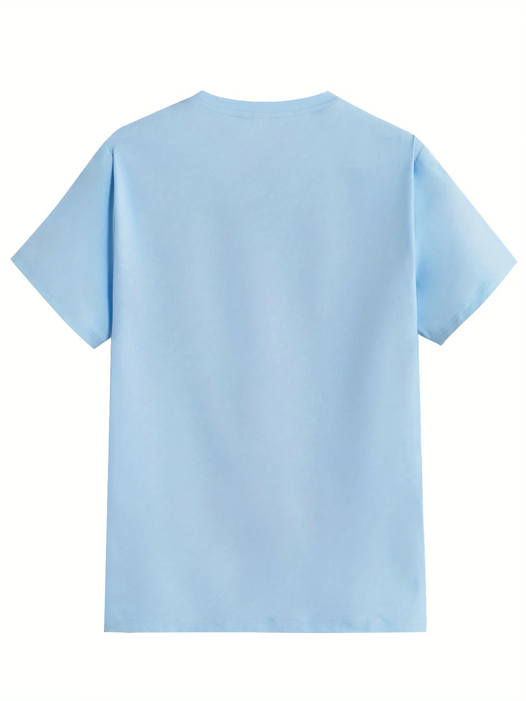 Sommer Herren Casual Sport Loose Plus Size Was auch mit Buchstaben bedrucktes, bequemes Rundhals-Kurzarm-T-Shirt