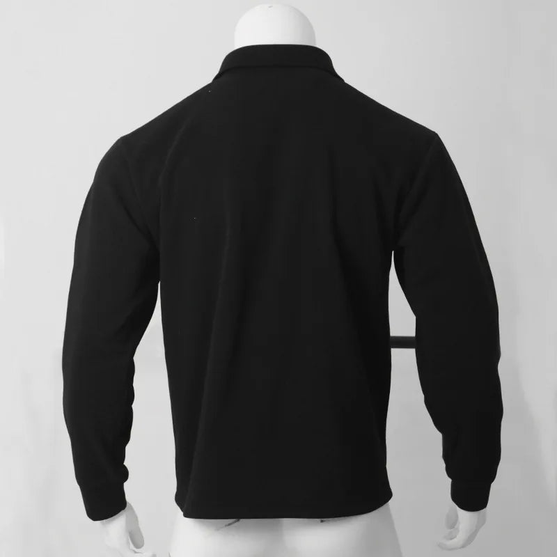 Winter European and American cross-border casual men's clothing fleece lapel European and American single-breasted slim jacket