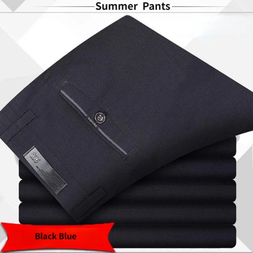 Hohe Qualität männer Anzug Hosen Klassische Sommer Frühling Hosen Hohe Taille Herbst Hosen Business Casual Hose Dropshipping Gozbkf