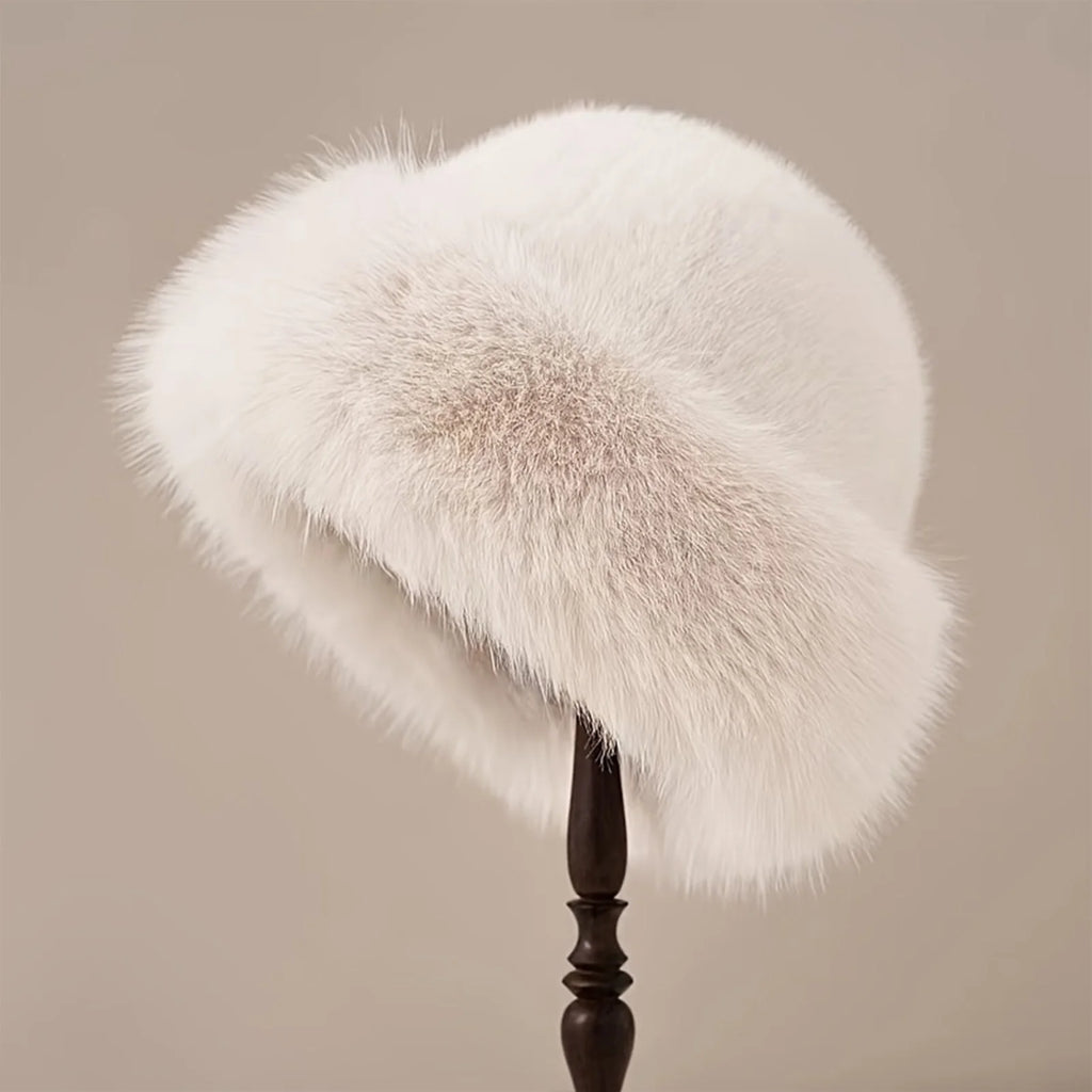 Damen-Winter-Pelzmütze, kältebeständig, für den Außenbereich, verdickt, warm, weich, für Freizeitausflüge, Sport, Skifahren