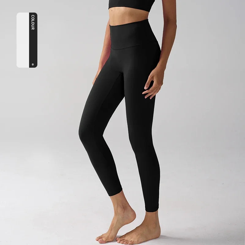 Hohe Taille Nacktgefühl Leggings Frauen Fitness Laufen Yoga Leggings Hosen Energie Gym Enge Leggings Lässige Workout Leggings