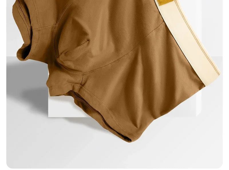 4 stücke Männer Unterwäsche Baumwolle BoxerShorts Hombre Höschen Mann Atmungsaktive Unterhose Sexy Sport Komfort Männliche Boxer Große Größe L-7XL