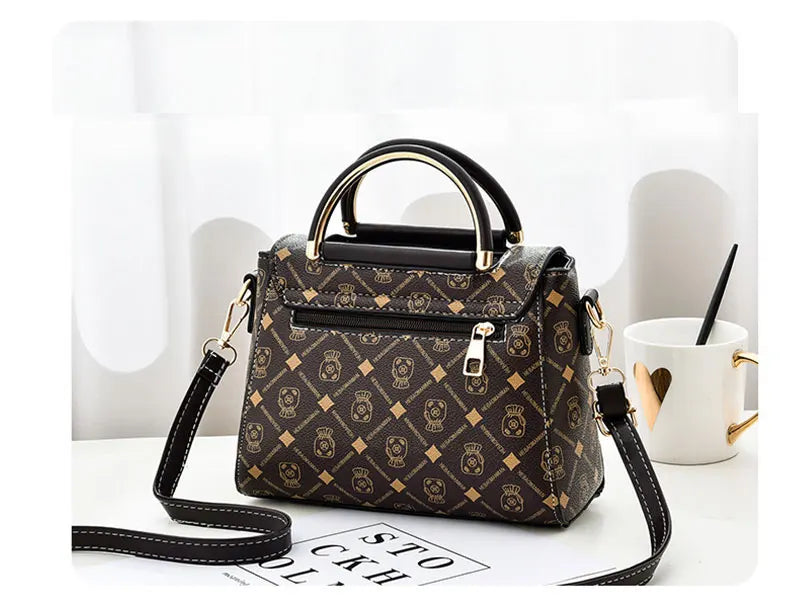 Neue Umhängetasche Damen Tasche Tote Luxus Designer Handtasche Damen Handtaschen Leder Bedrucktes Monogramm Einzelschulter Straddle Bag