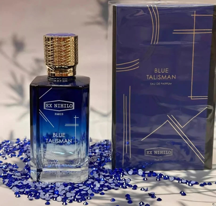 100 ml Luxusmarke „Enchantment of Blue“, schützender Talisman-Blume, Unisex, langlebig, holzig, floraler Pheromon-Köln-Duft