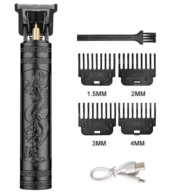 Elektrische Vintage Rasierer Barber Cordless Haar Schneiden Maschine USB Lade Haar Trimmer Tragbare Haar Clipper Geeignet Für Männer