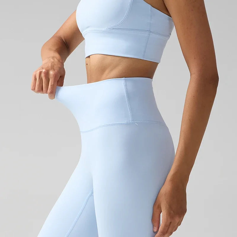 Hohe Taille Nacktgefühl Leggings Frauen Fitness Laufen Yoga Leggings Hosen Energie Gym Enge Leggings Lässige Workout Leggings