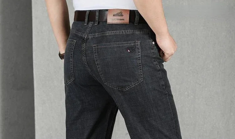 Jeans für Herren, Arbeitskleidung, Herren-Cowboy-Hose, 2022, modische Hose, hochwertig, original, klassisch, gerade, mit Taschen, neu in Baggy