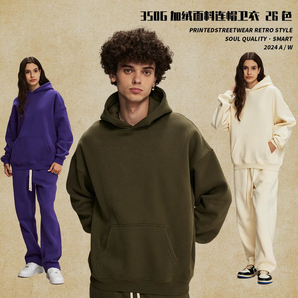 Loose fleece sweater