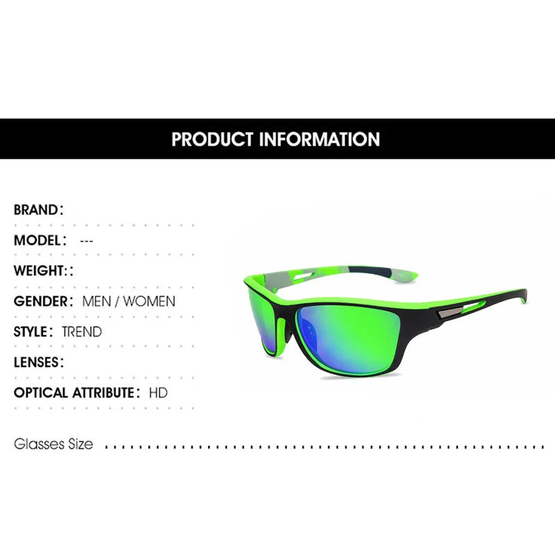 2023 New Fashion Polarized Sunglasses Color Changing Men Outdoor Sports Cycling Eyewear Road Mountain Bike Cycling Glasses