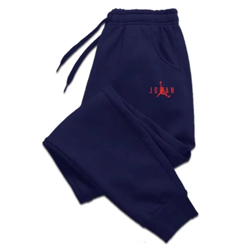 Herbst Winter Herren Jogginghose mit Kordelzug Lässige Fleece-Sweathose Workout Lauf Fitness Sport Trainingshose Sportbekleidung