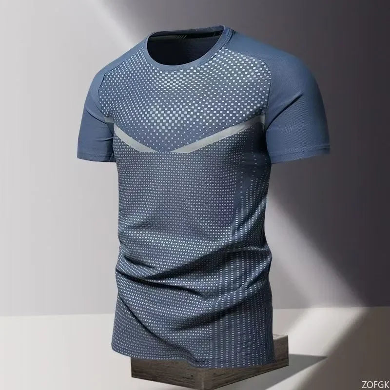 Sommer schnell trocknende Kleidung 3D-gedrucktes Herren-T-Shirt, übergroßes, lockeres Rundhals-Kurzarmshirt