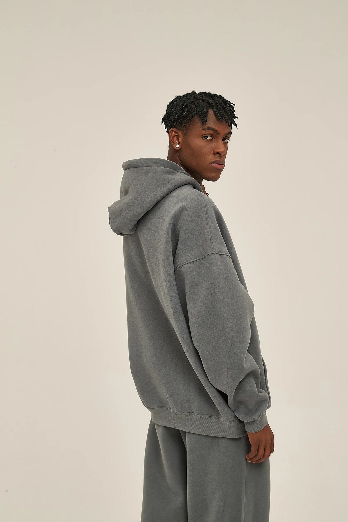 Loose fleece sweater