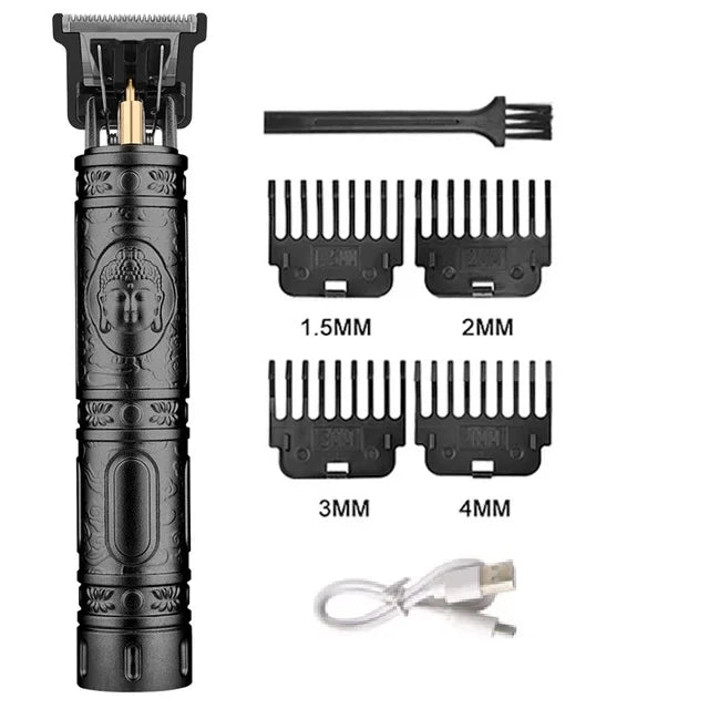 Elektrische Vintage Rasierer Barber Cordless Haar Schneiden Maschine USB Lade Haar Trimmer Tragbare Haar Clipper Geeignet Für Männer