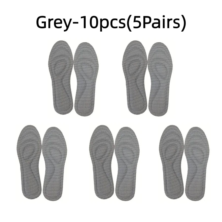 1/2 Paar Einweg-Einlegesohlen aus Memory-Schaum für Schuhe, antibakterielle Desodorierung, Schweißabsorption, Einlage für Sportschuhe