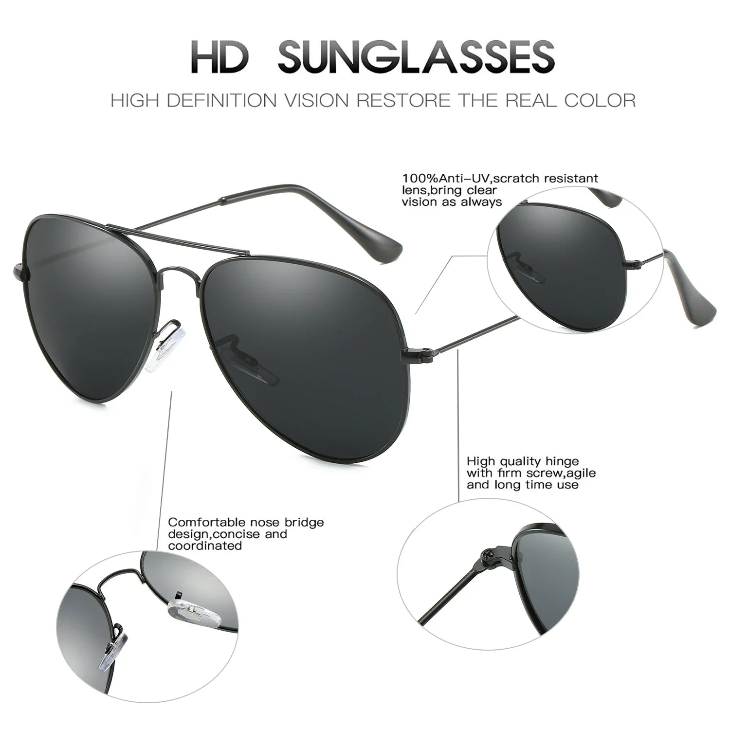 Luxus Herren polarisierte Sonnenbrille Marke Designer Quadrat Frauen Männer Vintage Fahren Fahrrad Brille UV400 männliche Brillen Sonnenbrille