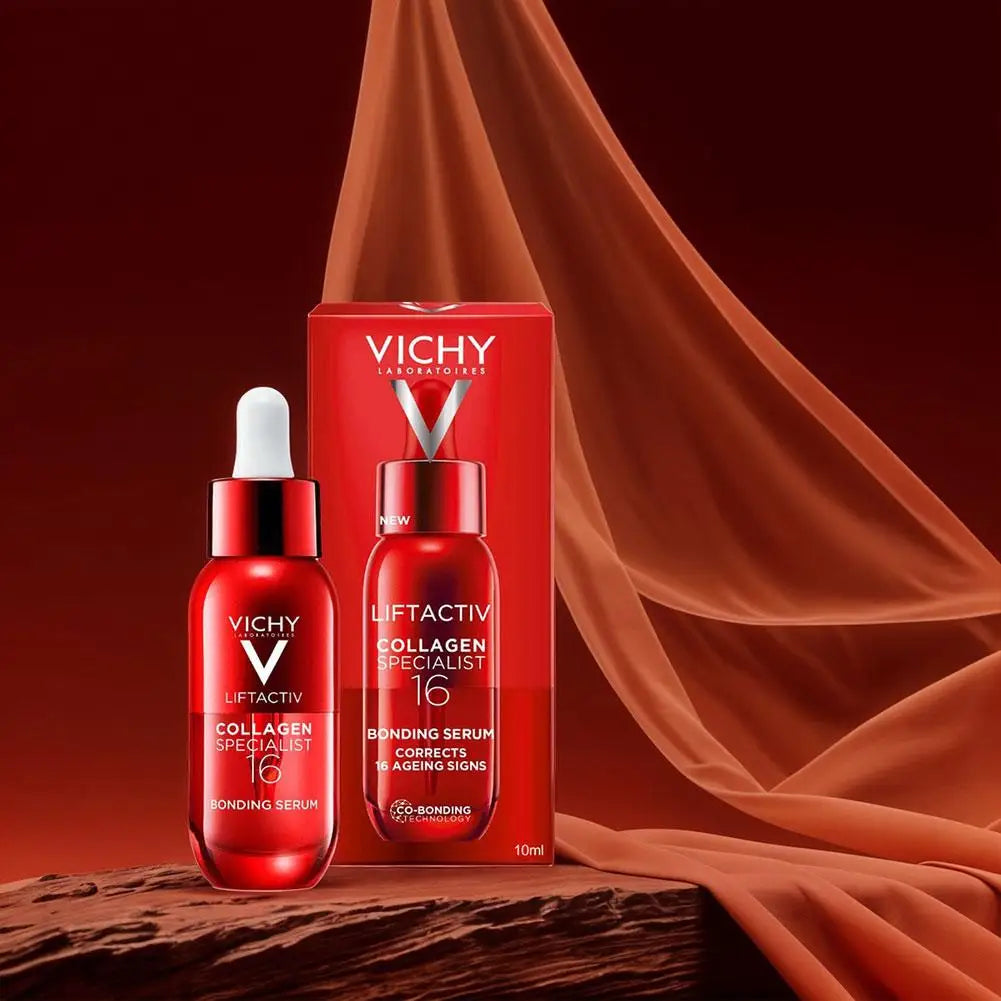 VICHY 10 ml Collagen 16 In 1 Essence Double Barrier Moisturizing Repair Face Essence Antioxidant Deep Nourish Essence Skin Care