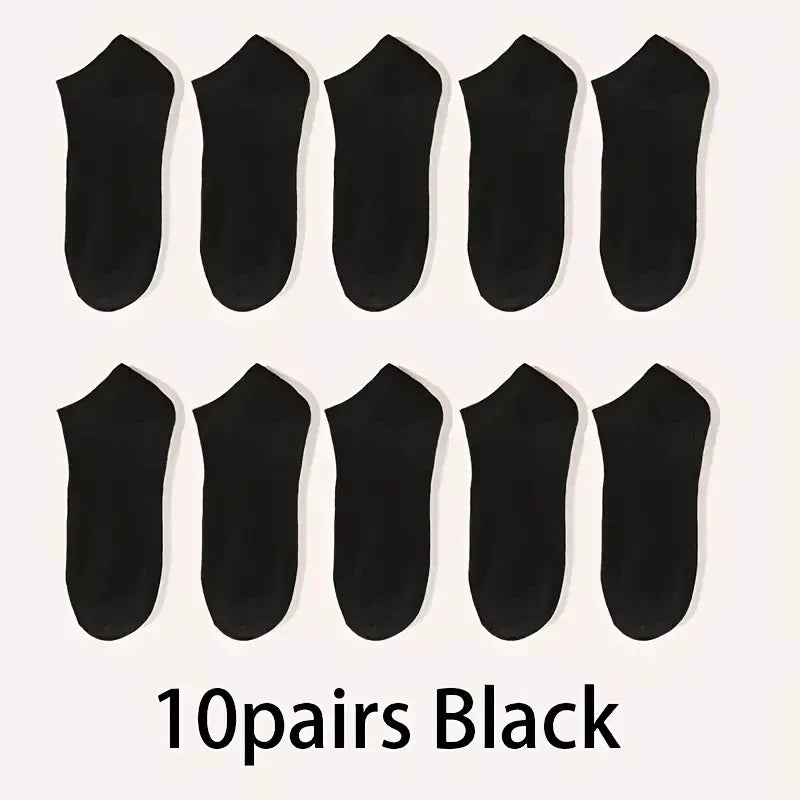 5/10er-Pack Unisex-Söckchen mit bequemer Passform für alle, atmungsaktiv und leicht – ideal für Sport und Alltag