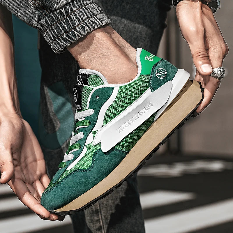 Herren Casual Cricket-Schuhe Modische Sneakers Forrest Gump Schuhe Wanderschuhe Tennis-Sportschuhe Straßenlaufschuhe