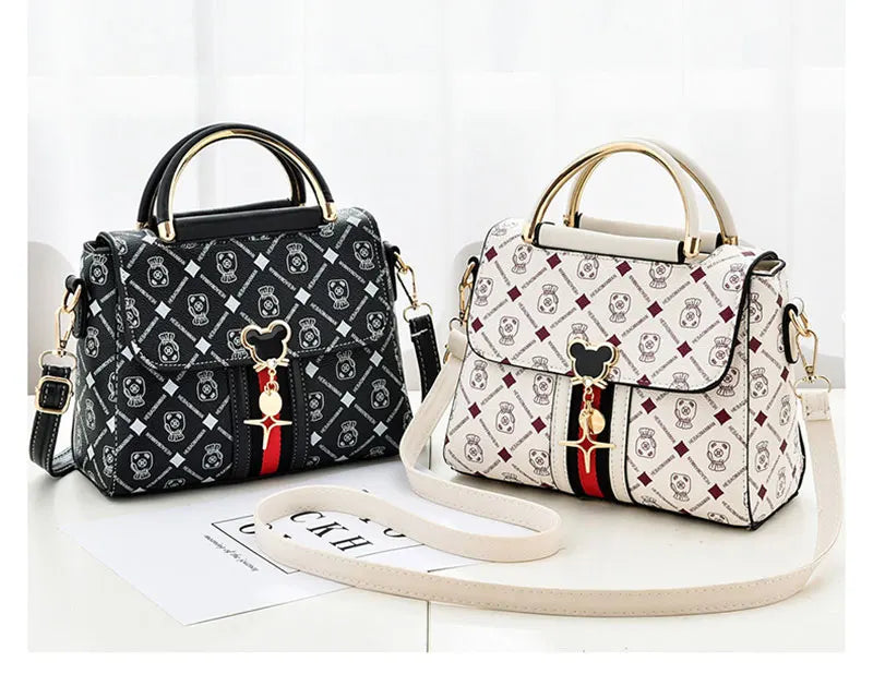 Neue Umhängetasche Damen Tasche Tote Luxus Designer Handtasche Damen Handtaschen Leder Bedrucktes Monogramm Einzelschulter Straddle Bag