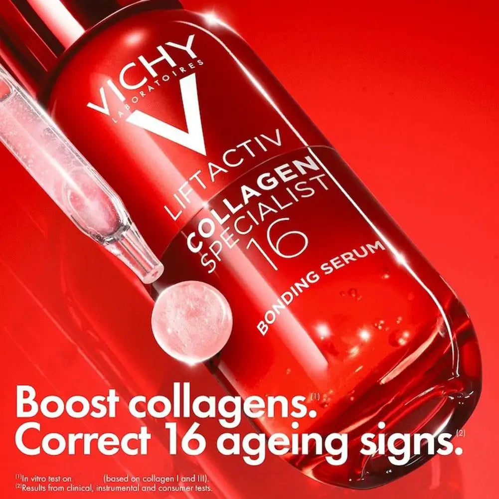 VICHY 10 ml Collagen 16 In 1 Essence Double Barrier Moisturizing Repair Face Essence Antioxidant Deep Nourish Essence Skin Care