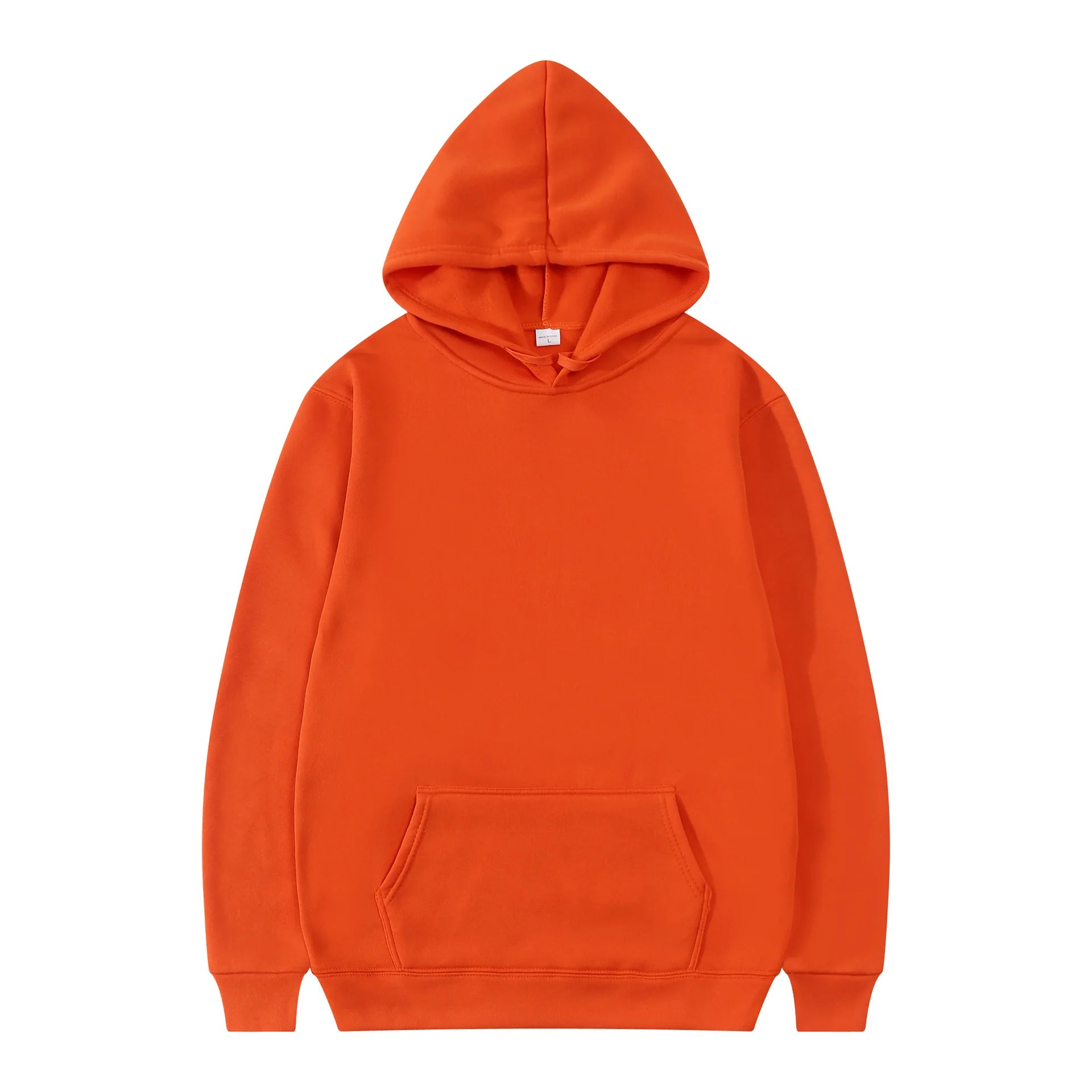 Herren Street Fashion Hoodie, lässiger Sweatshirt, einfarbiger Kapuzenpullover für Männer