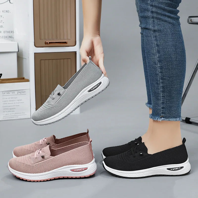 Sommer Damenschuhe Neue Mode Freizeitschuhe Atmungsaktive bequeme Sportschuhe Damenschuhe