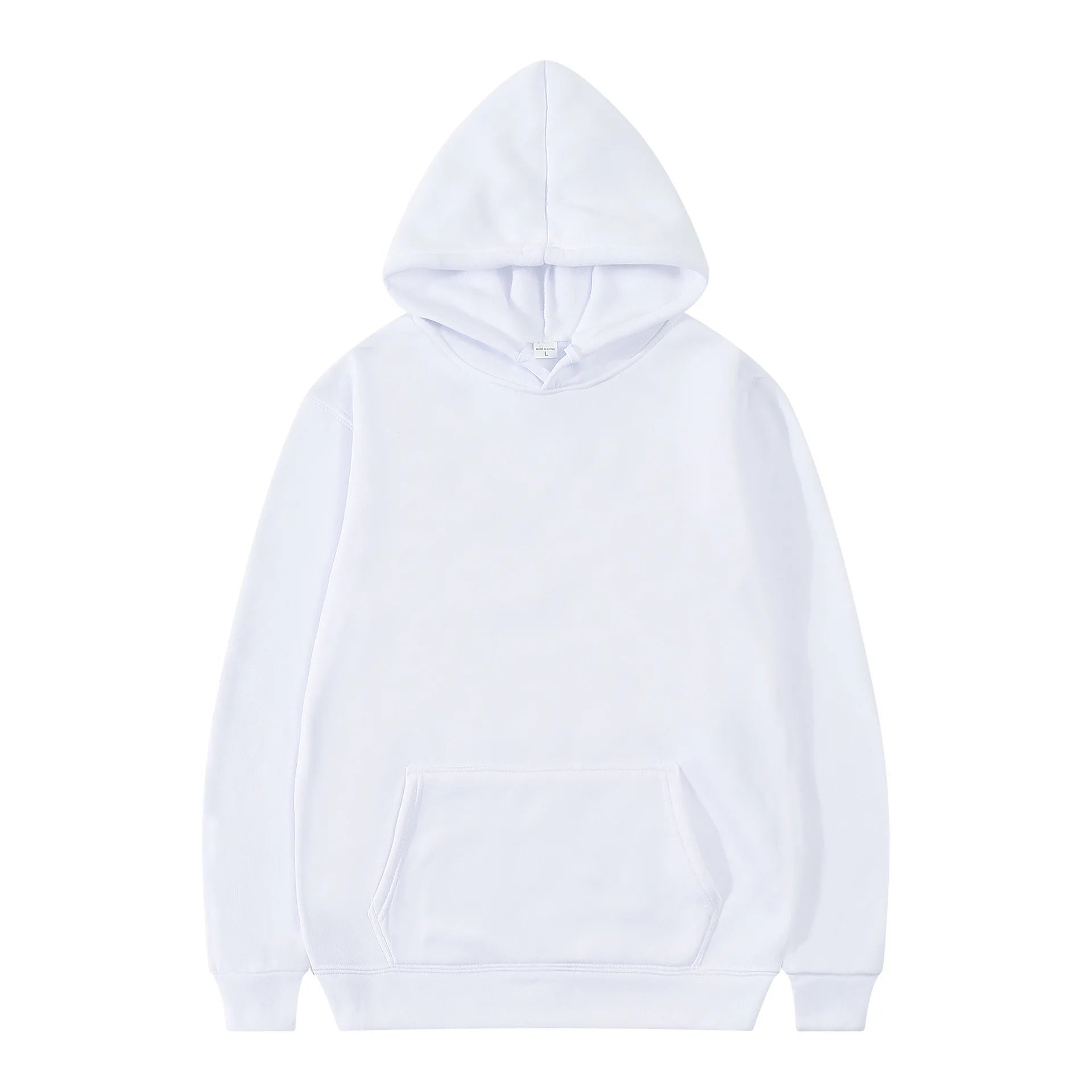 Herren Street Fashion Hoodie, lässiger Sweatshirt, einfarbiger Kapuzenpullover für Männer