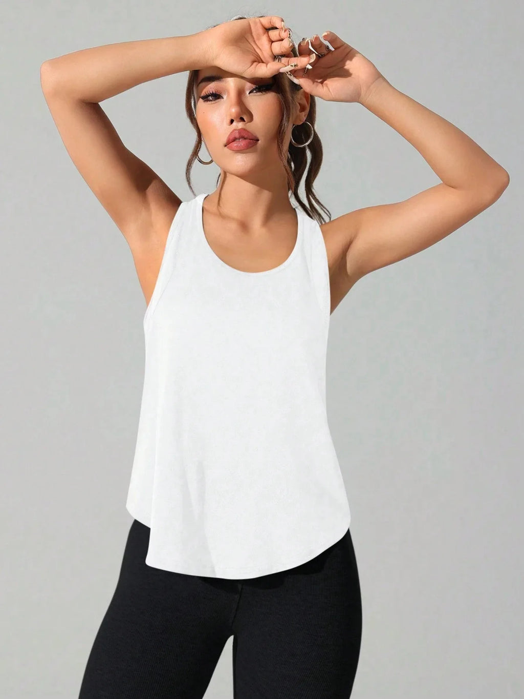 Women's stitched letters quick-drying sports vest, breathable net yoga sportswear, tennis uniform cycling suit, daily wear