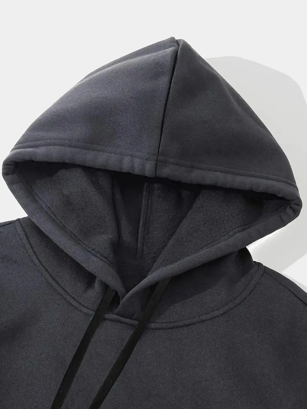 Women's autumn and winter warm loose casual pattern printed suede long sleeved hooded sweatshirt