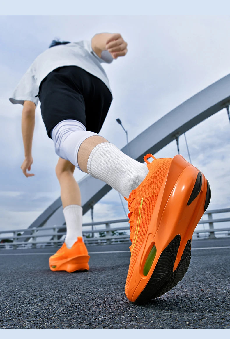 Luftpolster-Laufschuhe, Marathon-Spezialität, Herren, Sport, atmungsaktiv, leicht, Damen, bequem, sportlich, rutschfest