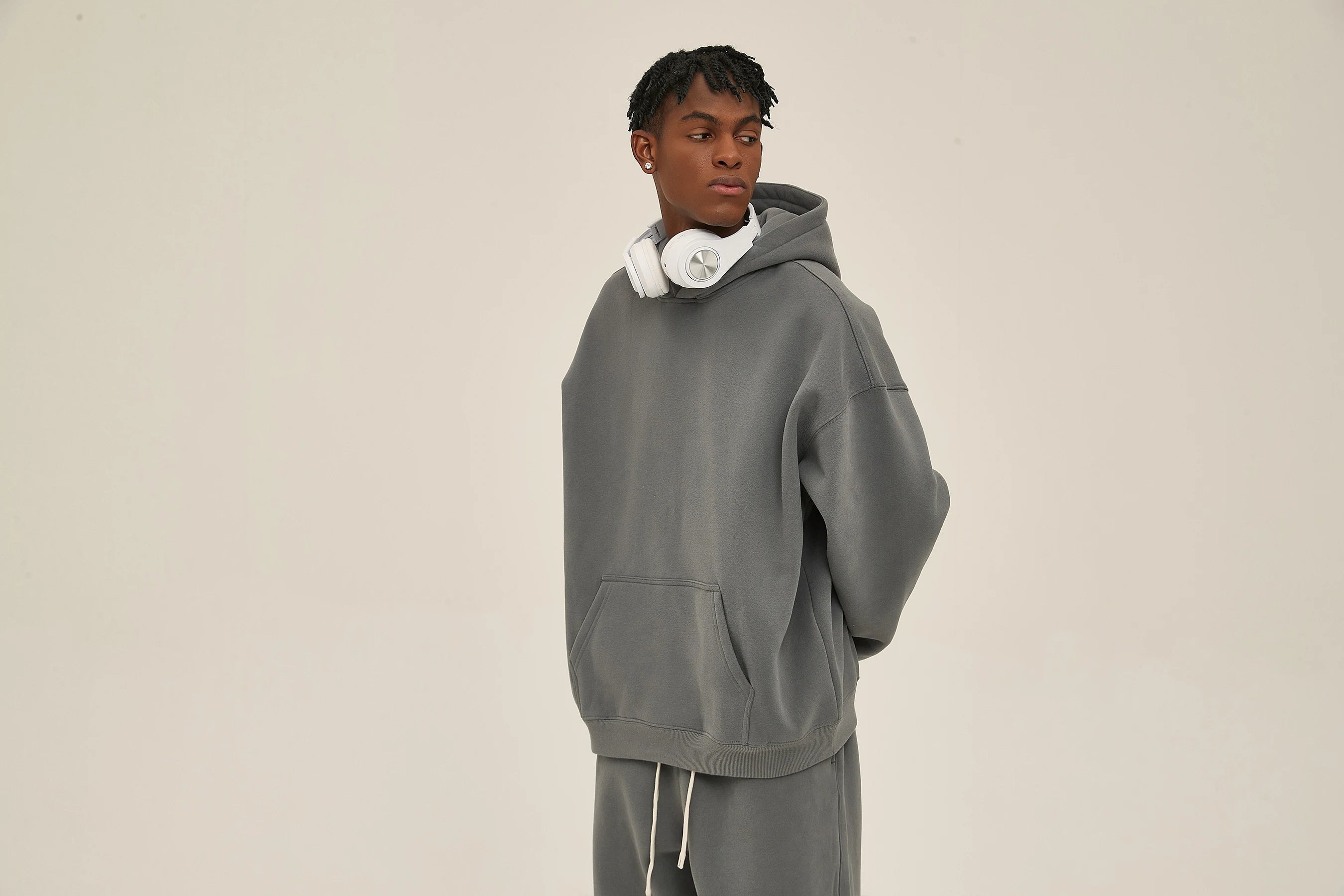 Loose fleece sweater
