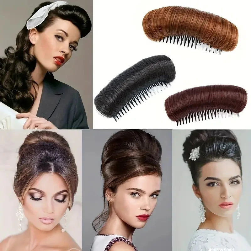 Perücke Kissen Stabile Haar Wurzeln Volumizing Faser Einsatz Kamm Unsichtbare Flauschige Haar Pad Weibliche Erhöhung Artefakt Frisur Werkzeug