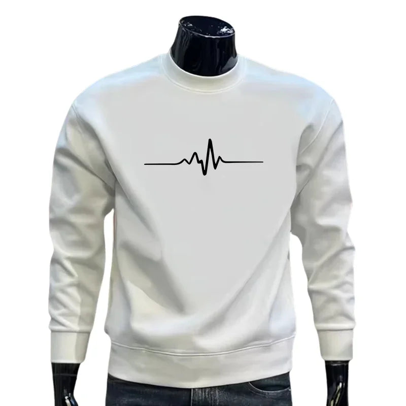 Hot Sales Mens Sweatshirts Printed Tops Sports Jogging Man Clothing Casual Office Home Pullover Quality Long Sleeves Streetwear