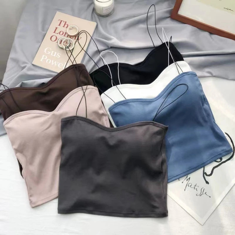 Sommer kurze Neck holder Tank Top Frauen y2k Kleidung schwarz weiß rosa ärmelloses Korsett rücken frei ausgehen Crop Tops Sexys Frauen