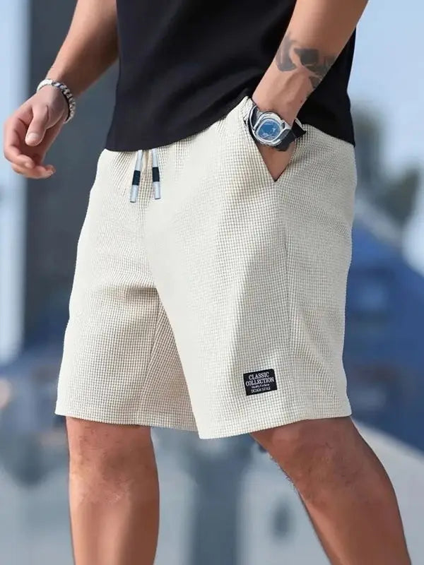 Herren-Shorts, Freizeithosen für Herren, Strandshorts für Herren, Sport-Shorts für Herren, neuer modischer strukturierter Stoff, atmungsaktive Hosen, geeignet für tägliche Freizeitkleidung und Sport