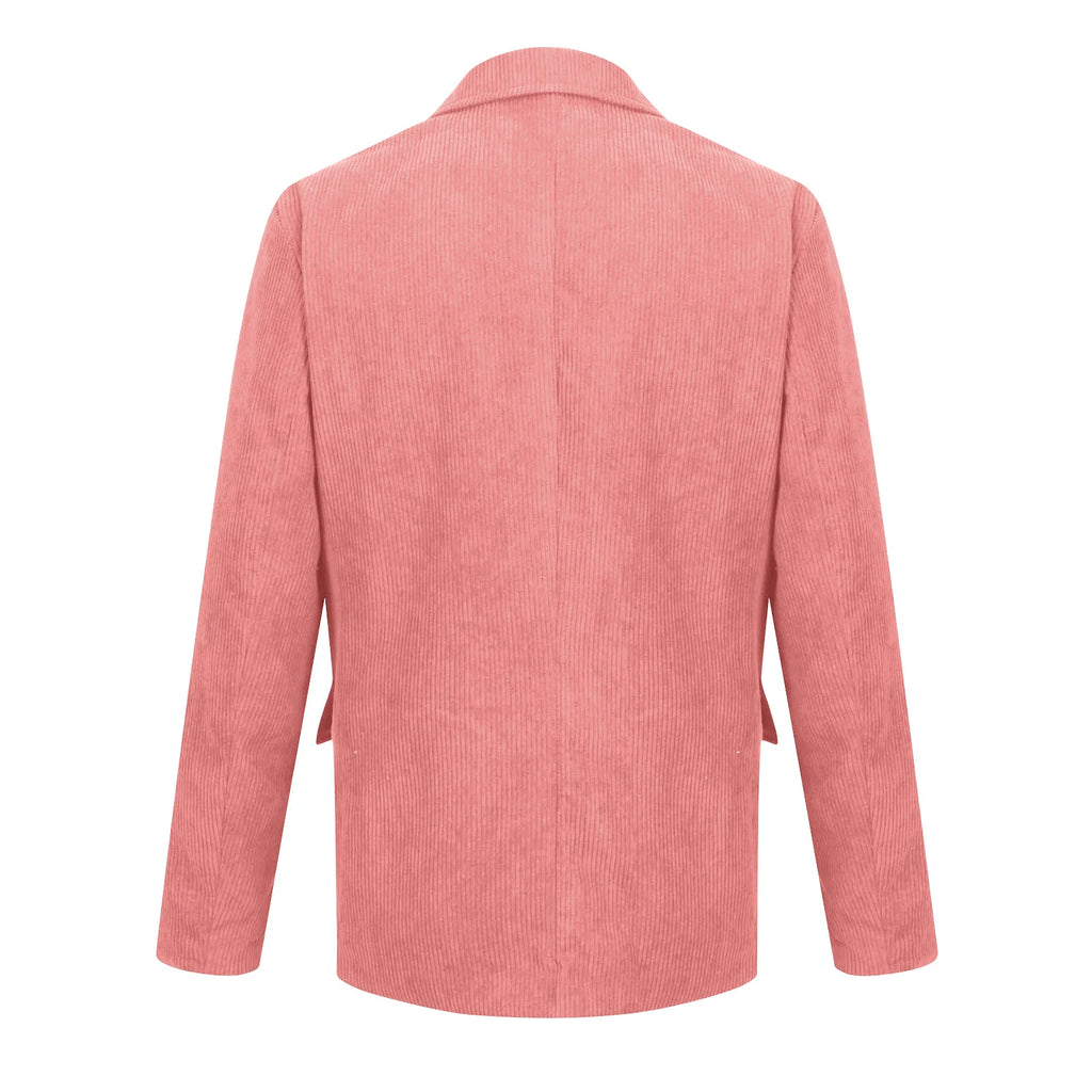 Männer Einfarbig Cord Warme Anzug Jacke Strickjacke Frühling Herbst Business Casual Cord Blazer Jacke männer Anzug Mantel