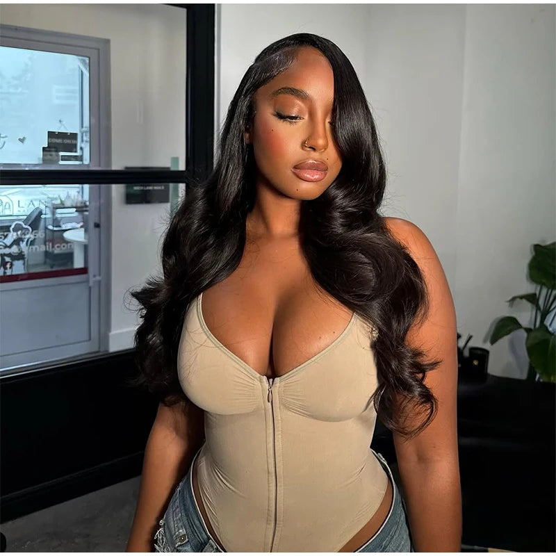 Sexy Schlanker Einfarbiger Korsett-Kurz-Jumpsuit für Damen V-Ausschnitt Reißverschluss Ärmellos Rückenfrei Bodysuit 2026 Frühling Sommer Damen Chic Bustier Neu
